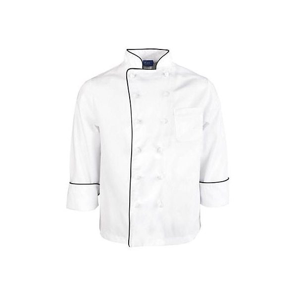 Allpoints Kng 2Xl Chef Coat Executive, Knot Buttons 10492XL - main